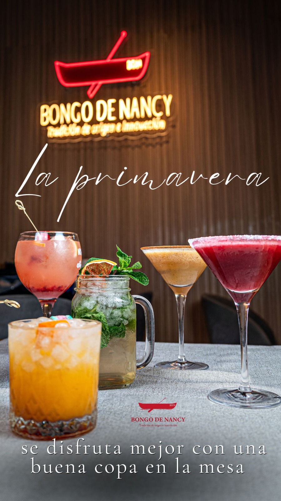 "¡Mayo sabe mejor con un cóctel en la mano!